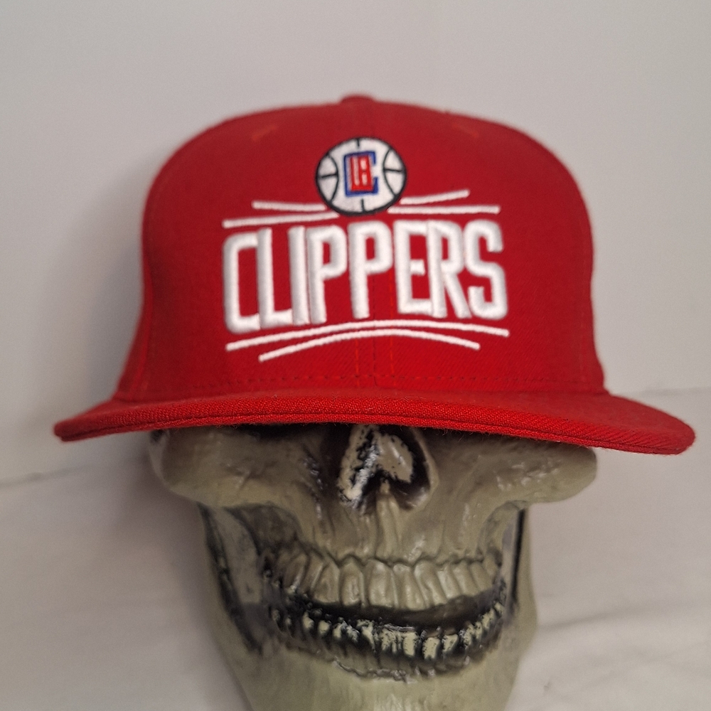 Red Clippers Fitted Hat Sz 7 1/2